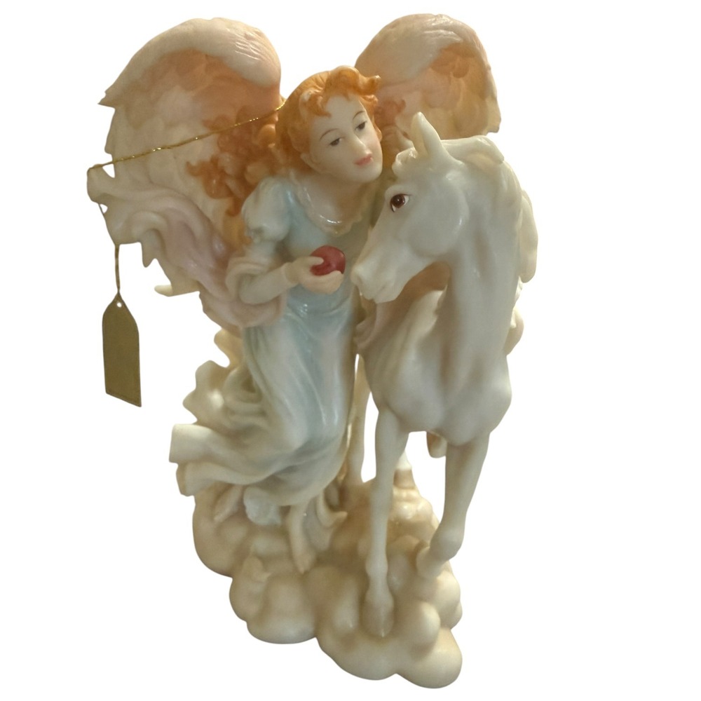 VTG Seraphim Classics Sierra "Nature's Haven"2000 Figurine Angel & Horse #81765